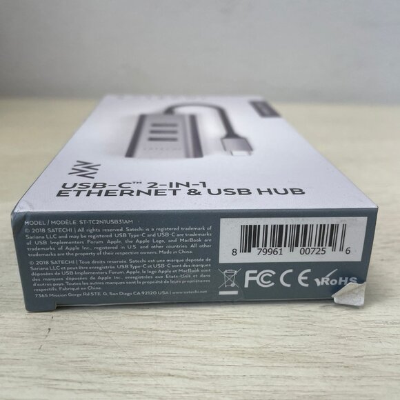 NIB - Satechi Type-C 2-in-1 USB Hub with Ethernet - Picture 5 of 7